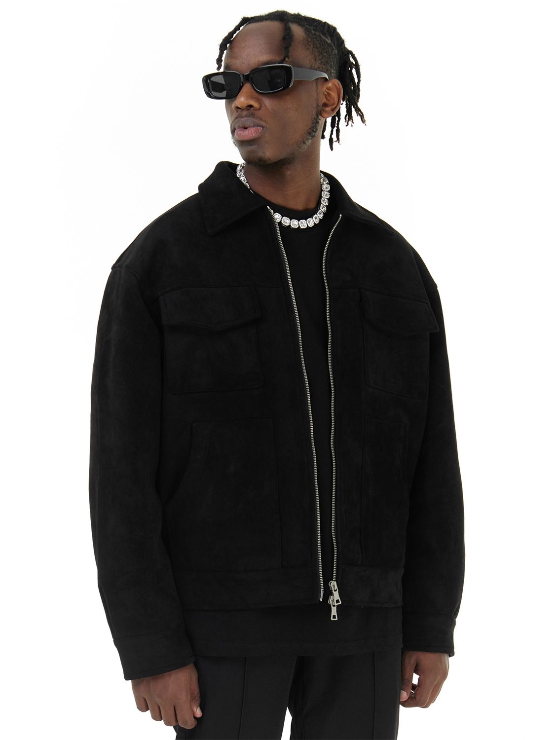 The Vienna Utility Suede Field Jacket