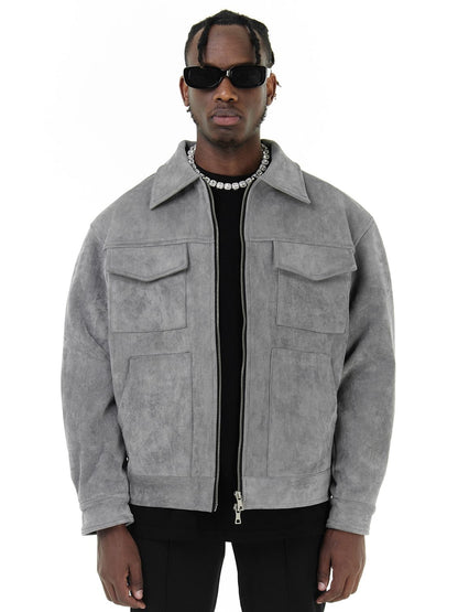 The Vienna Utility Suede Field Jacket