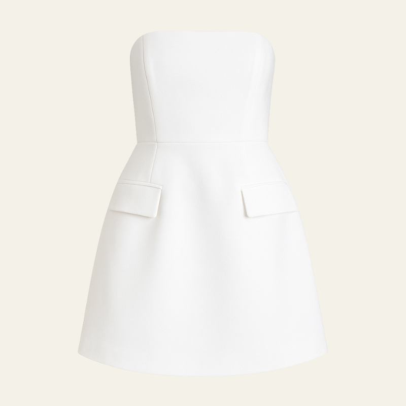 The Vienna Strapless Mini Dress