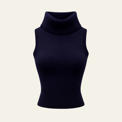 The Zurich Turtleneck Knit Vest