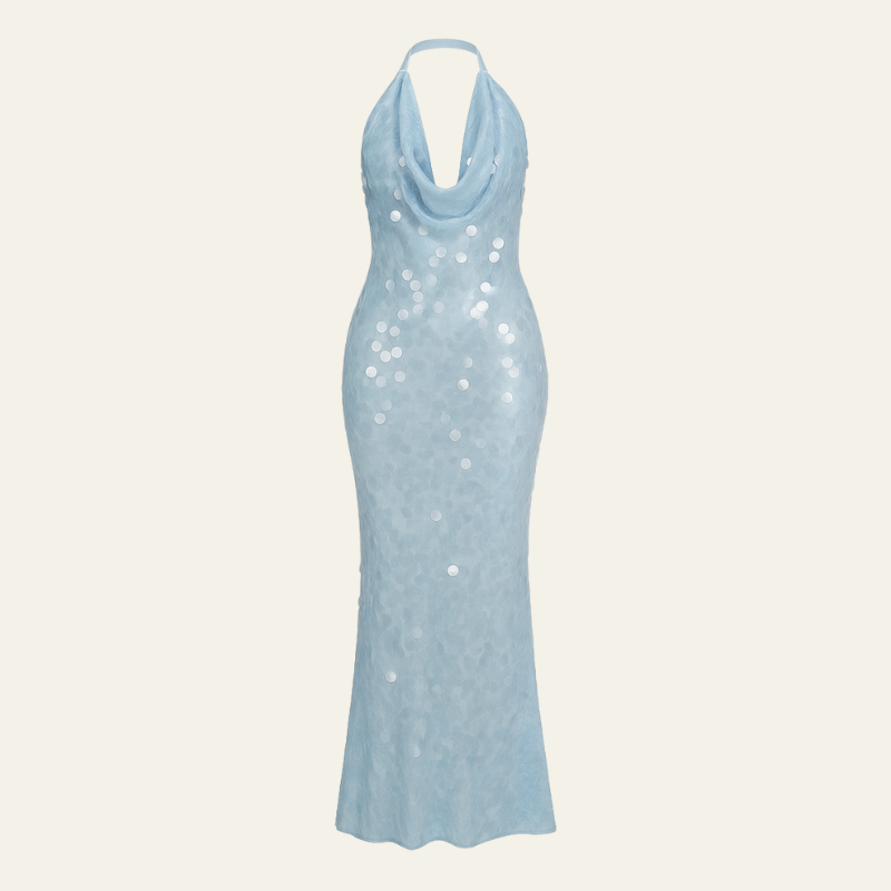 The Portofino Sequin Maxi Dress