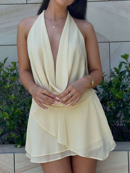 The Amalfi Draped Mini Dress