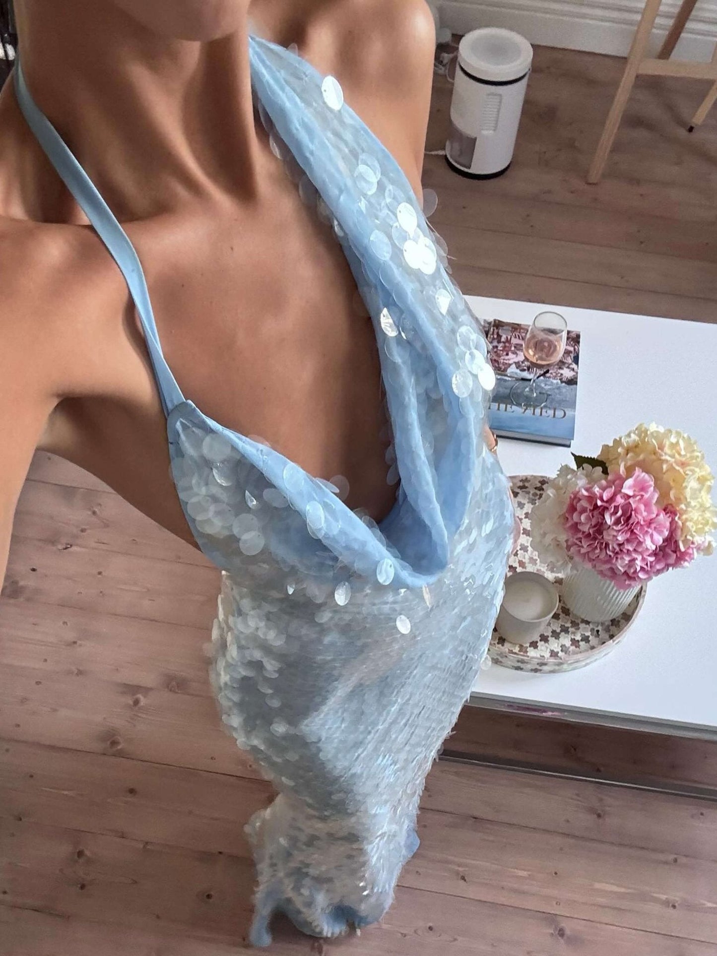 The Portofino Sequin Maxi Dress