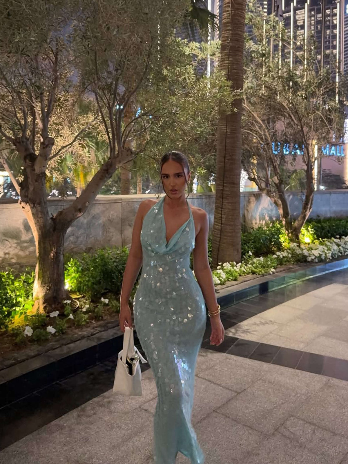 The Portofino Sequin Maxi Dress